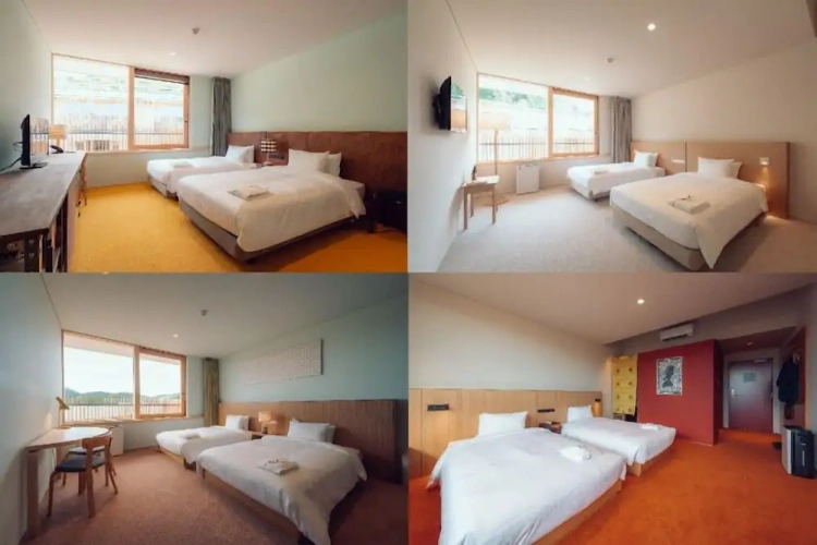Standard Twin room with mountain view