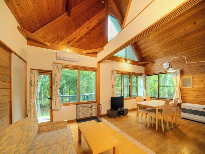 Cottage with balcony