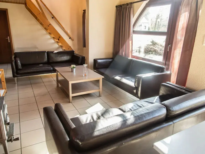 Comfortable bungalow with a terrace located in the Ourthedal