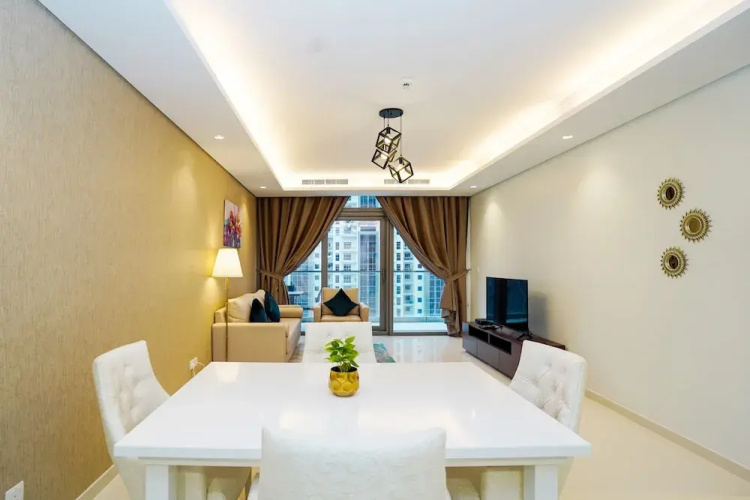 Tanin - Chic Apt With Infinity Pool and Burj Khalifa View