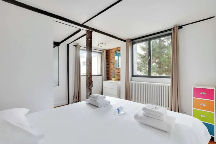 Chic & Spacious Loft 3br/6p Paris Center