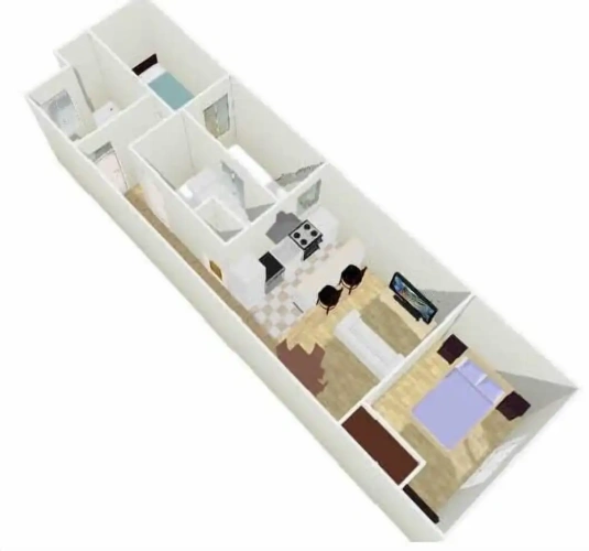 2 Bedrooms Apartment