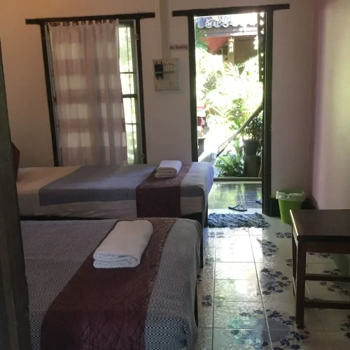 Standard Twin room with garden view