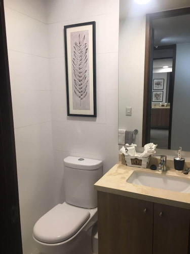 Departamento blanco en Las Condes