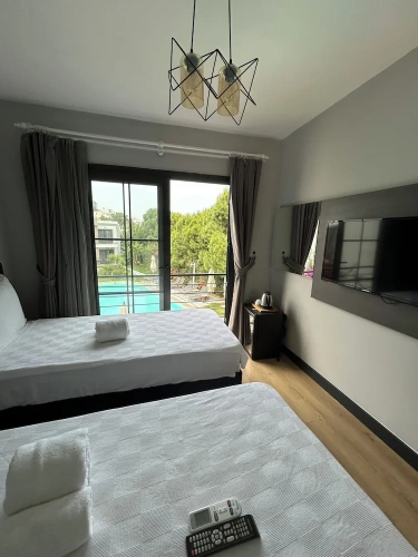 Superior Twin room with pool view
