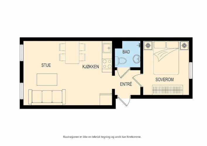 1 Bedroom Apartment