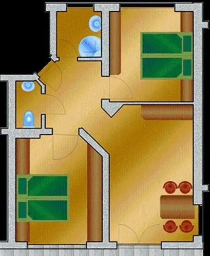 2 Bedrooms Apartment