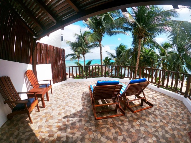 Standard Double room with balcony and with sea view