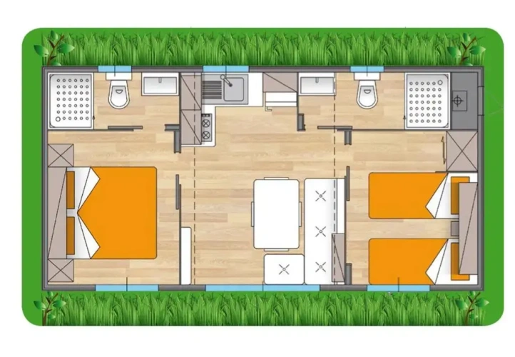 3 Bedrooms Standard Double room