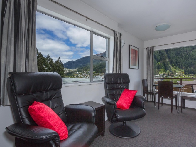 Studio with bay view