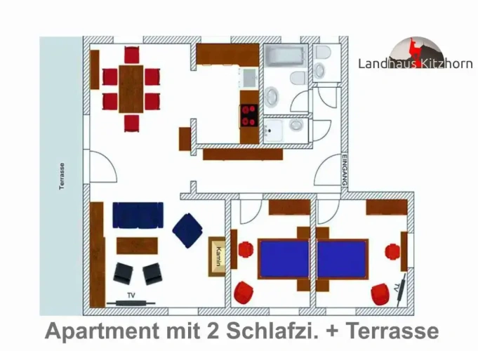 2 Bedrooms Apartment