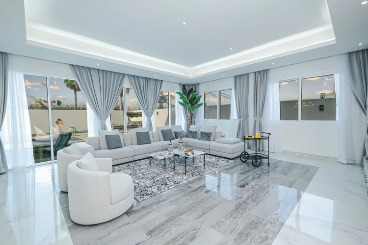LUX White Modern Villa