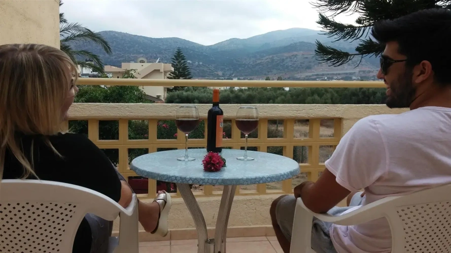 Apartment with balcony and with view