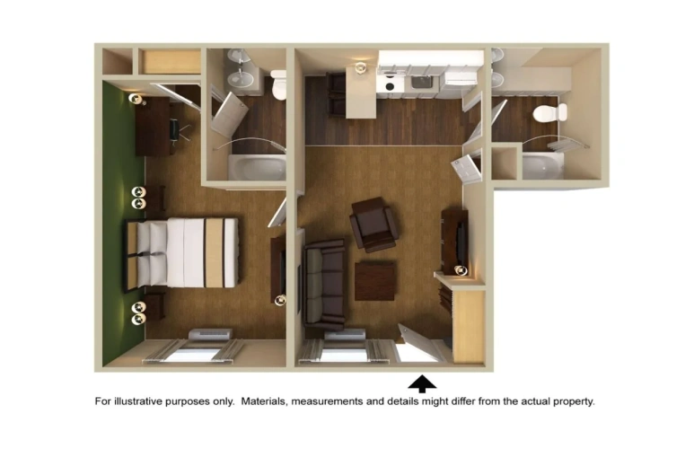 Guest rooms