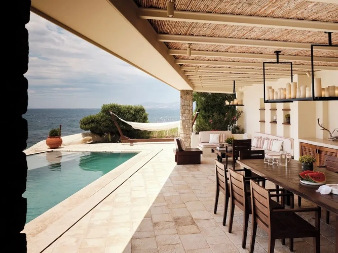 1 Bedroom Villa with balcony and with water view