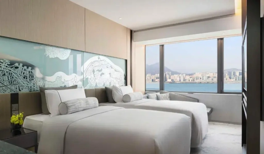 Victoria Harbour Lounge Access Twin room with harbour view