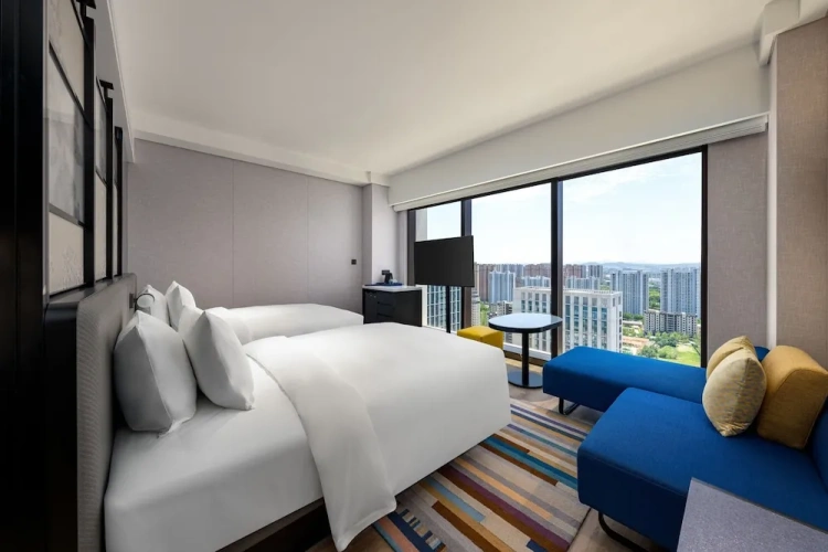 Standard Twin room with city view