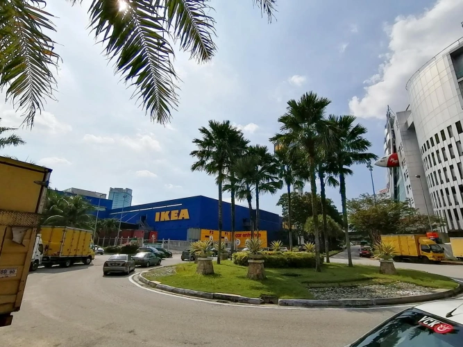 Outside