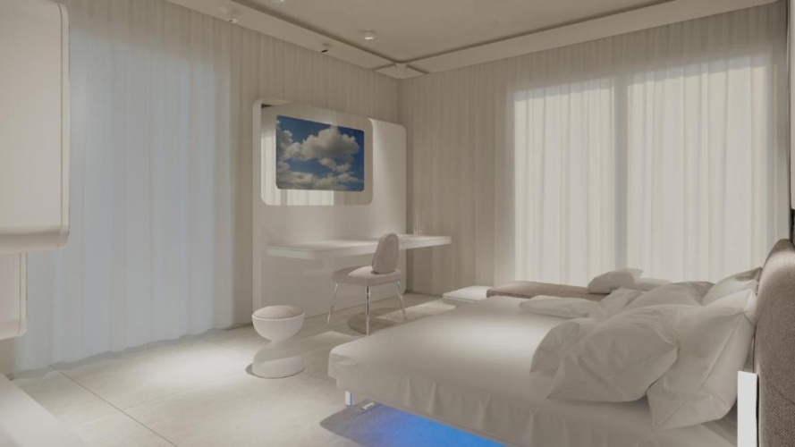 Superior Triple room with partial sea view