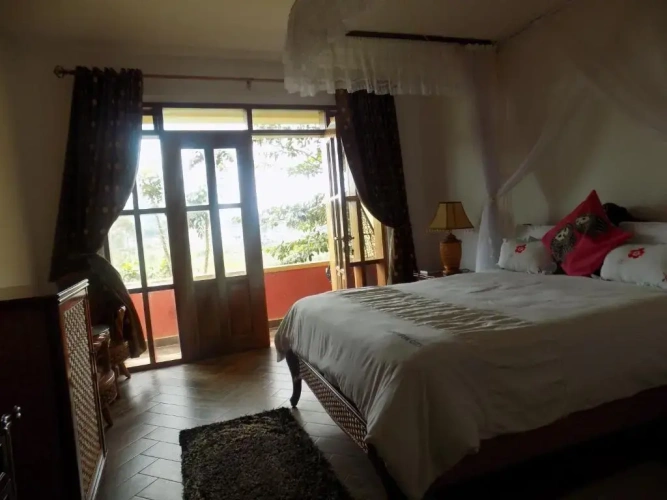 Deluxe room with balcony and with view