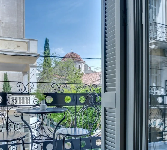 Deluxe Double room with balcony and with city view