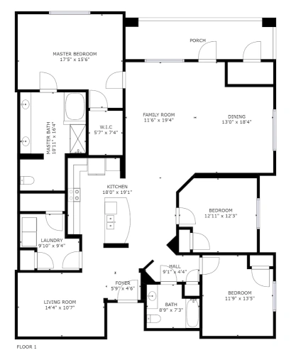 3 Bedrooms Apartment with balcony