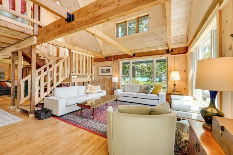 Dock + Kayaks: Annabessacook Lake Retreat!