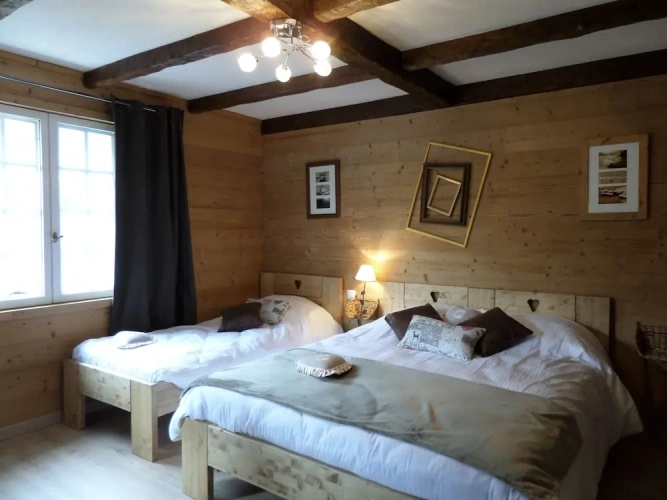 Comfort Triple room with balcony and with mountain view