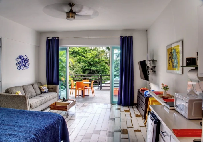 1 Bedroom Suite with balcony and with partial ocean view