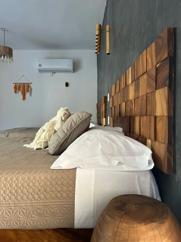 Deluxe Quadruple room with balcony and with garden view