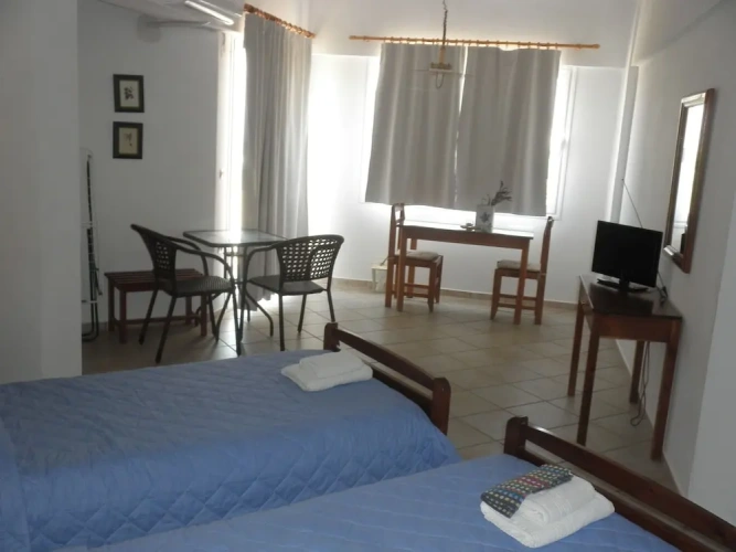 Studio with balcony