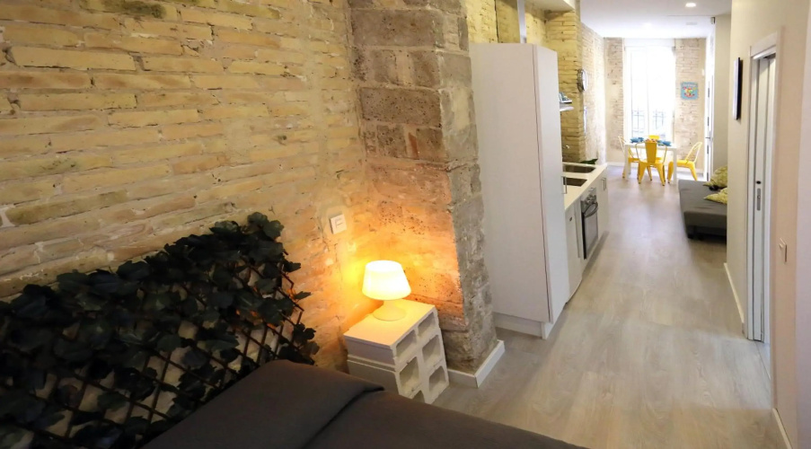 Loft independiente con Piscina compartida en Centro de Valencia