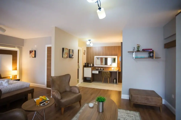 Deluxe Double room with balcony and with city view