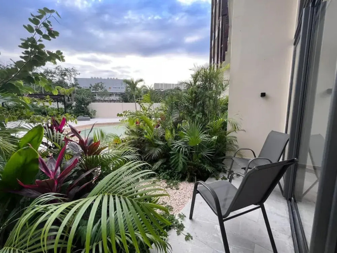 Modern apartment in Tulum trendy zone
