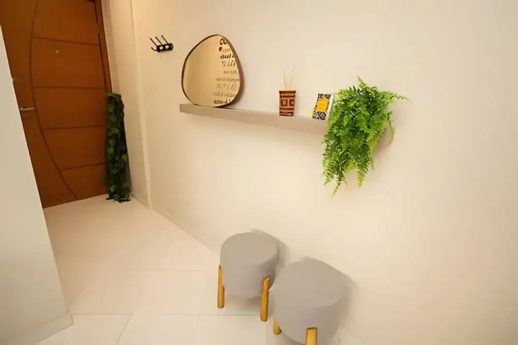 APTO decorado 5 hospedes AC e piscina
