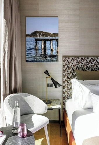Luxury room with courtyard view