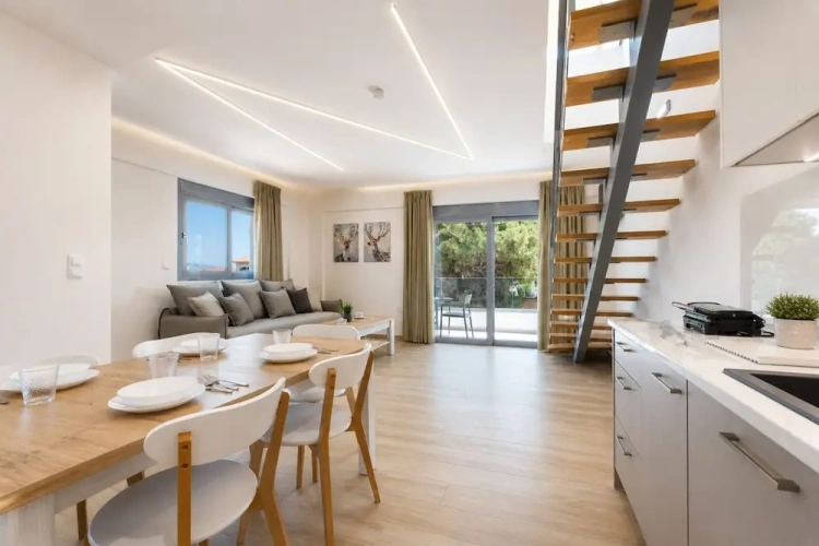 Luxury Duplex room with partial sea view