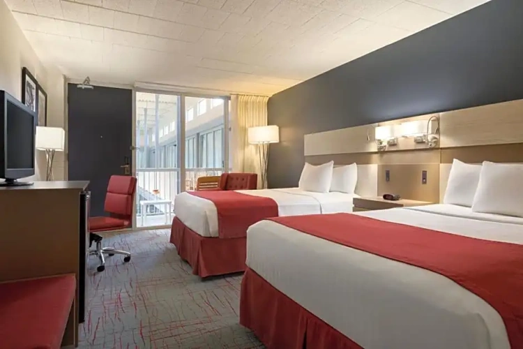 Standard Quadruple room with courtyard view