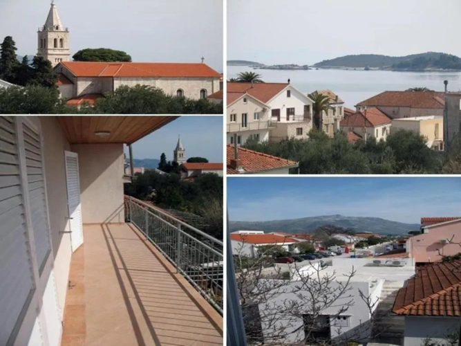 Apartment with balcony and with view