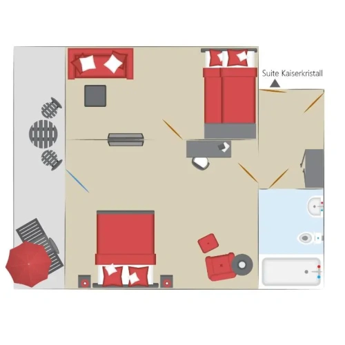 2 Bedrooms Suite