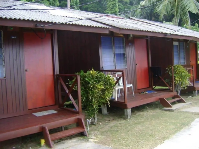 Outside