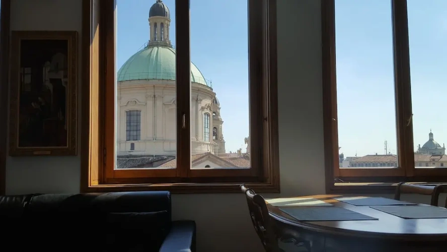 Studio with city view