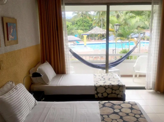 Standard Double room with balcony and with view