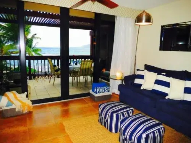 Luxury Beachfront Duplex Villa on Sapphire Beach I