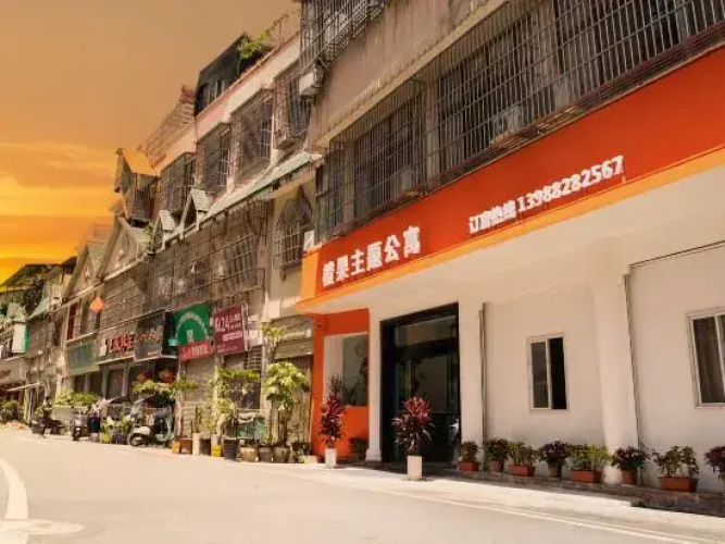Orange themed Apartment