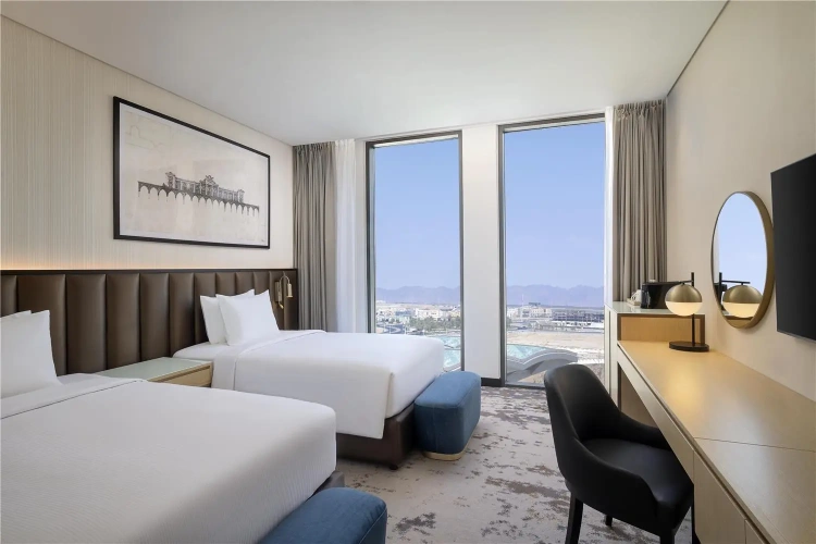 Standard Twin room with city view