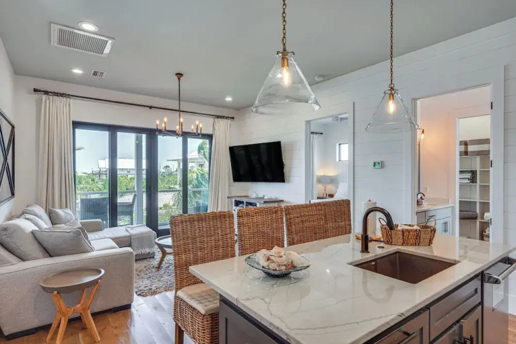 Luxe Beachfront Windmark Cottage w/ Deck!