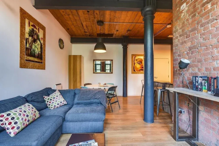 Beautiful 2BR Converted Industrial Mill
