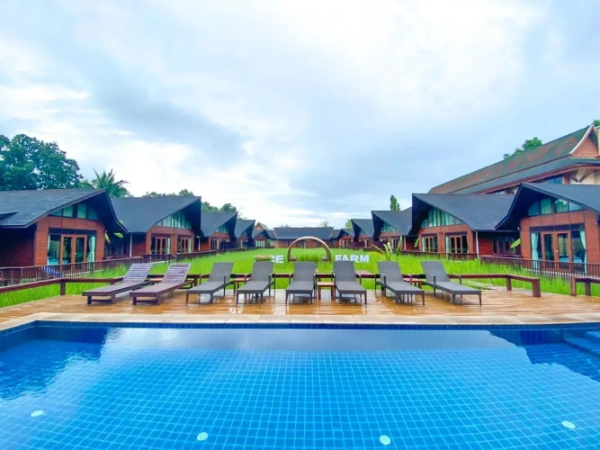 2 Bedrooms Double Villa with balcony and with garden view