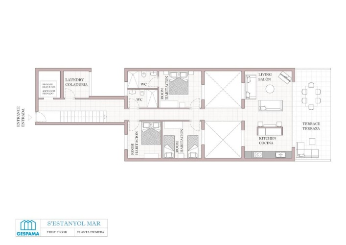 Apartment with sea view